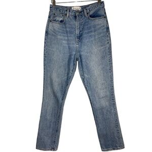 Aritzia Denim Forum The Nina Super High Rise Cigarette Jeans 30L size 28